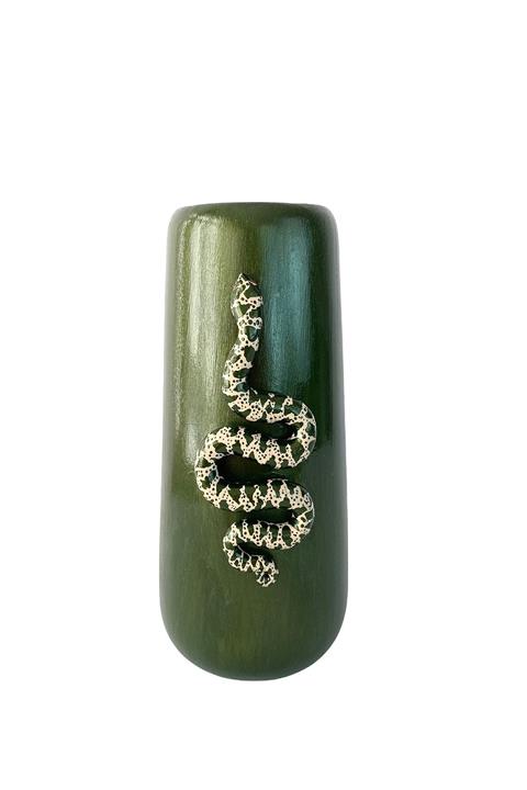 LET'A JEWELRY Yeşil Yılan Vazo