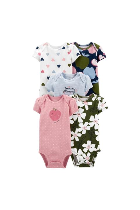 Carter's 5'li Kız Bebek Body 1l956410