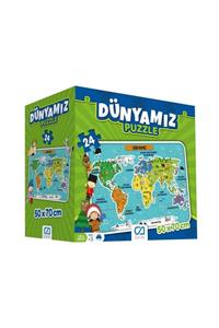 CA Games 24 Parça Dünyamiz Maxi Boy Eğitici Puzzle - 5025