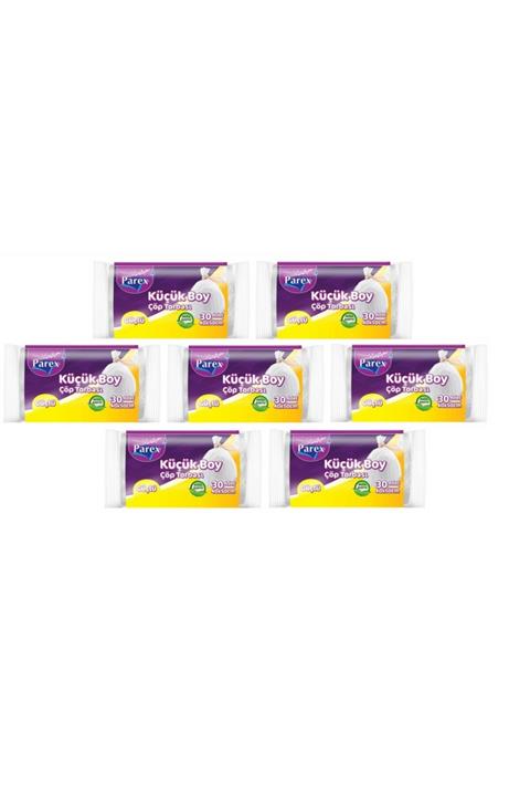 Parex Güçlü 30'lu Mini Boy Çöp Torbası * 7 Adet