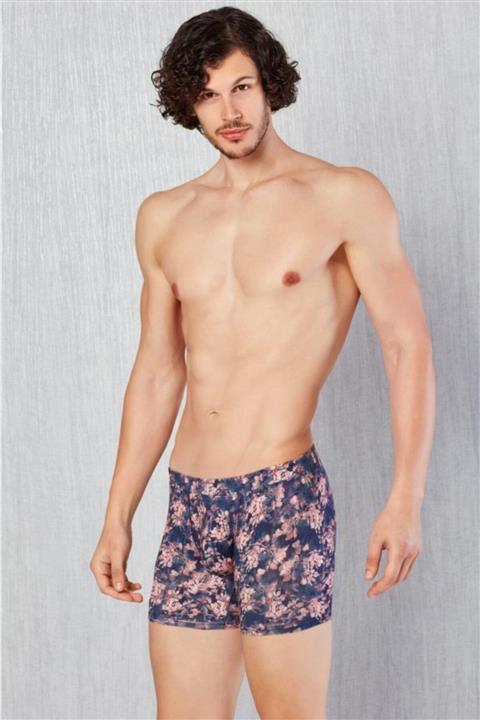 Doreanse Erkek Mor Desenli Boxer 1856
