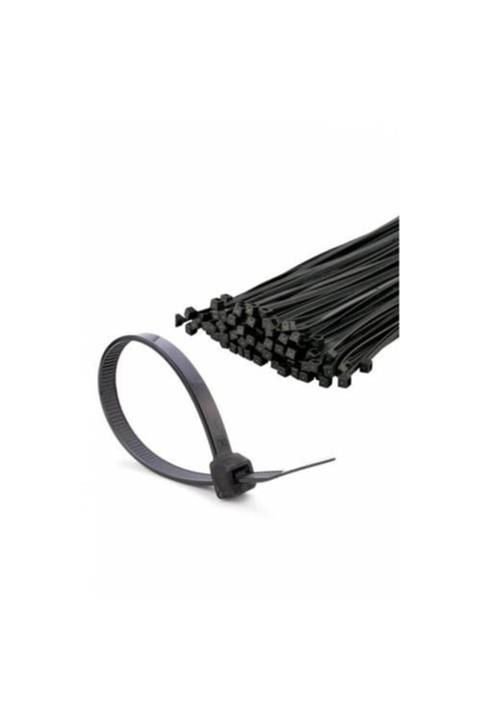 Çetsan Kabla Bağı Cırt 2*5 200 Siyah 100 Adet (klips)