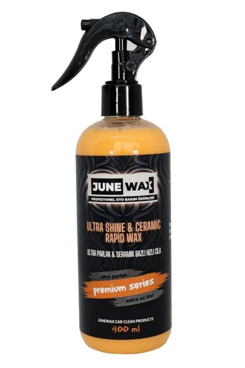 JUNE WAX 2 Adet Ultra Parlak Seramik Bazlı Cila 400ml Ekstra Su Itici Ekstra Parlak