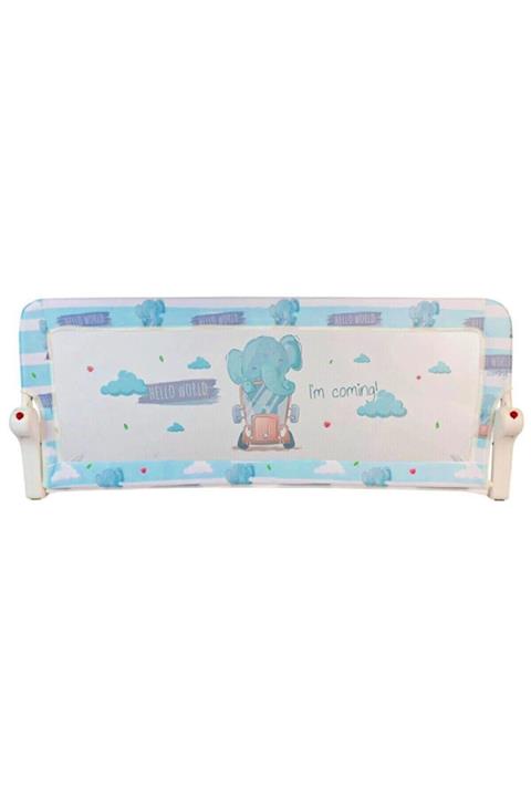 ModaCity Hello World Elephant Katlanabilir Extra Geniş Yatak Bariyeri 150 Cm