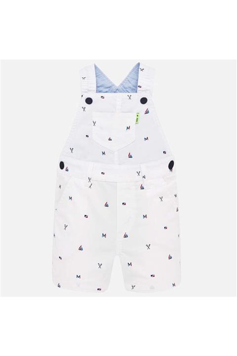 MAYORAL Erkek Çocuk Beyaz Salopet