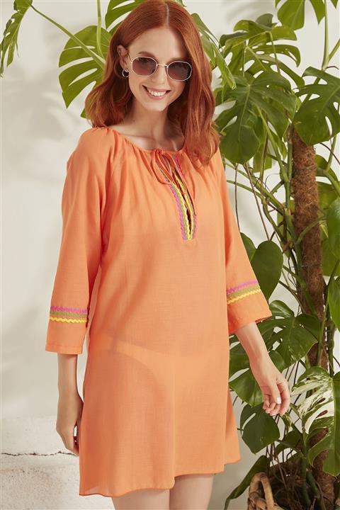 onmygoodness Plaj Elbisesi - Orange Is The New Apple