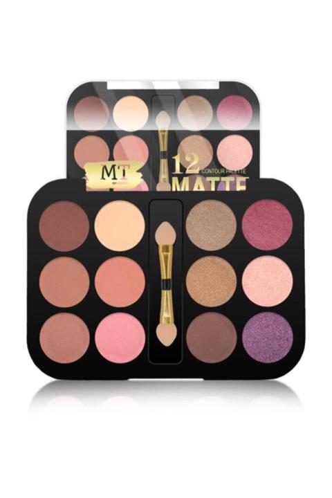 Makeuptime Mujgan 12'li Matte Far Paleti No:02