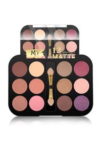 Makeuptime Mujgan 12'li Matte Far Paleti No:02