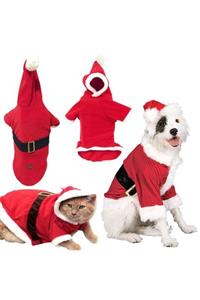 letsgetpet Kedi & Köpek Noel Baba Kıyafeti