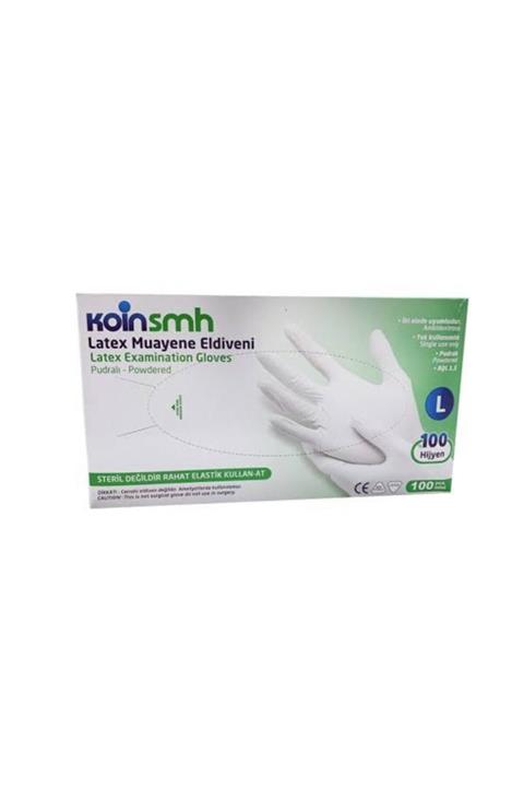 KOİNSMH Lateks Pudralı Eldiven L