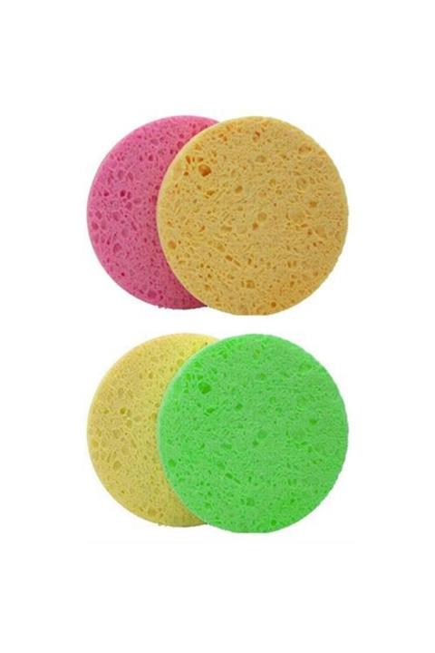 GiftMatikcenter 4 lü Doğal Yüz Temizlik Süngeri