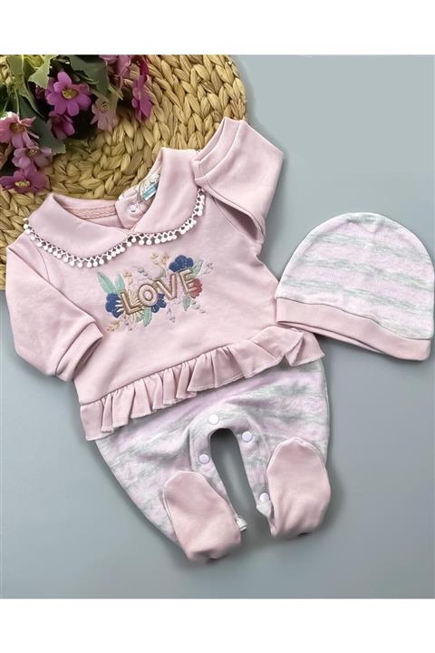 ERENİTY Nakış Desenli Bebek Tulum