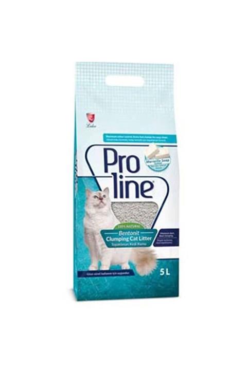 Pro Line Marsilya Sabunlu Topaklanan Bentonit Kedi Kumu 5 Lt