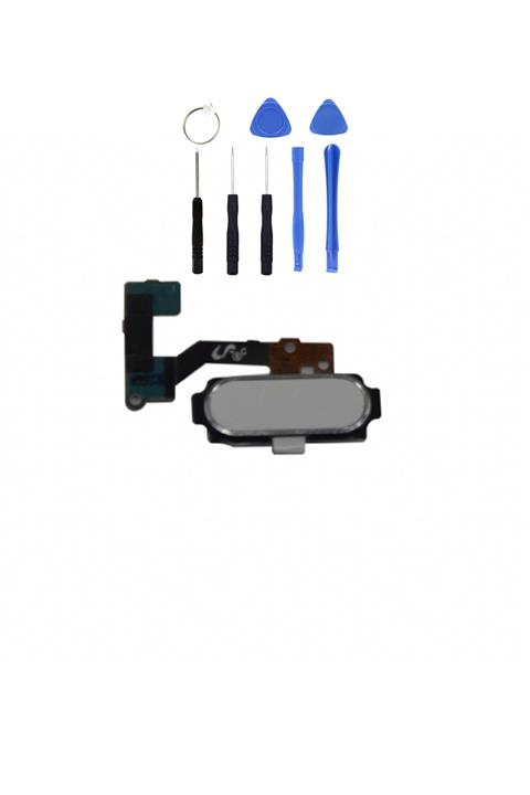 Tk Tech Samsung M30s M307 Uyumlu Home Tuş Bordu Mavi ve  Tamir Seti