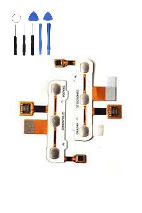 Tk Tech Samsung S5250-s5253 Uyumlu  Home Tuş Bordu Beyaz Tamir Seti Yanında