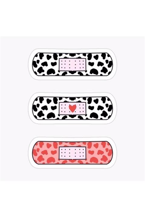 ZobarMarkt Dalmaçyalı Yarabandı Defter Ajanda Planner Laptop Sticker, 5 Cm