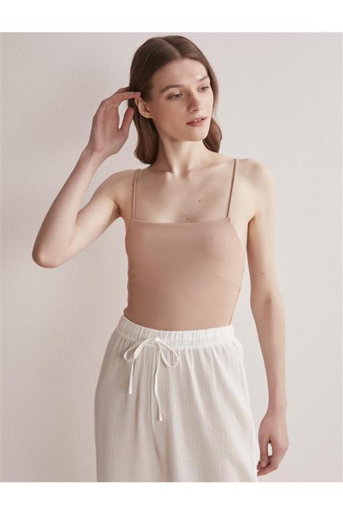 Jimmy Key Kadın Deve Tüyü Ip Askılı Basic Body