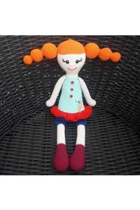 Tomars Organik Oyuncak Amigurumi Turuncu Bebek