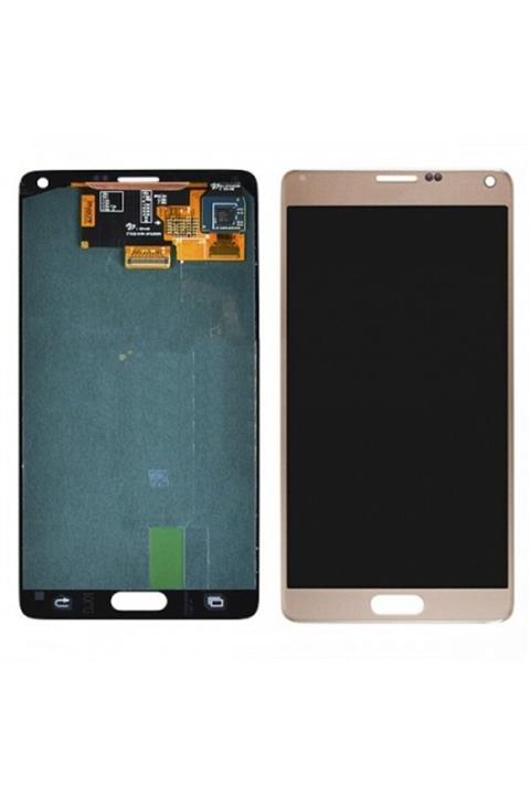 OEM Samsung Galaxy Note 4, N910 Servis Orijinal Gold Lcd Ekran