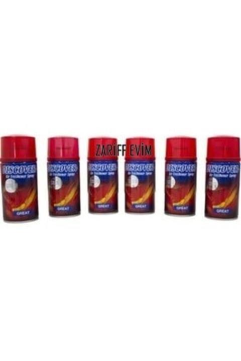 Zariff Home Dıscover Great Oda Kokusu 320 Ml X 6 Makinaya Uyumlu Sprey