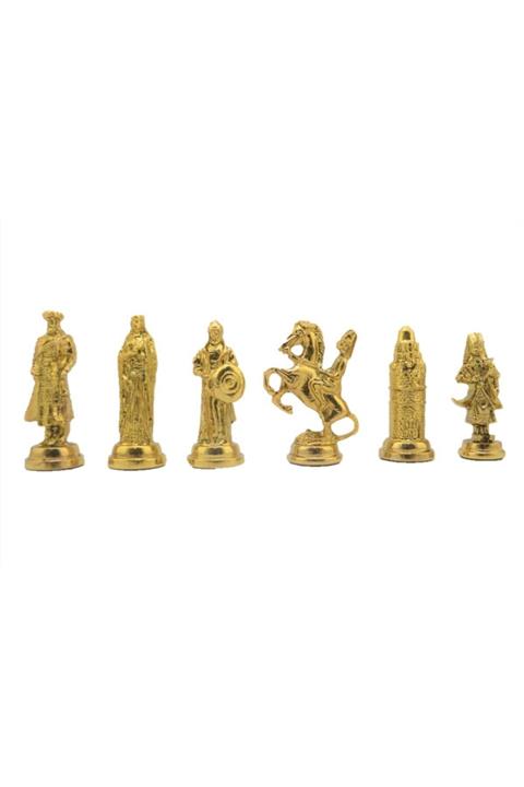 Gift Home (SADECE SATRANÇ TAŞI İSTEYENE) Gifthome,battal,metal,parlak, Osmanlı & Bizans Figürlü, Satranç Taşı