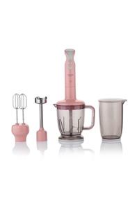 Schafer Meister Mega 11parça 1500ml 1000wçubuk Blender Seti Pembe