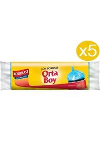 Koroplast Orta Boy Çöp Torbası 20'li X 5 Paket (55*60)