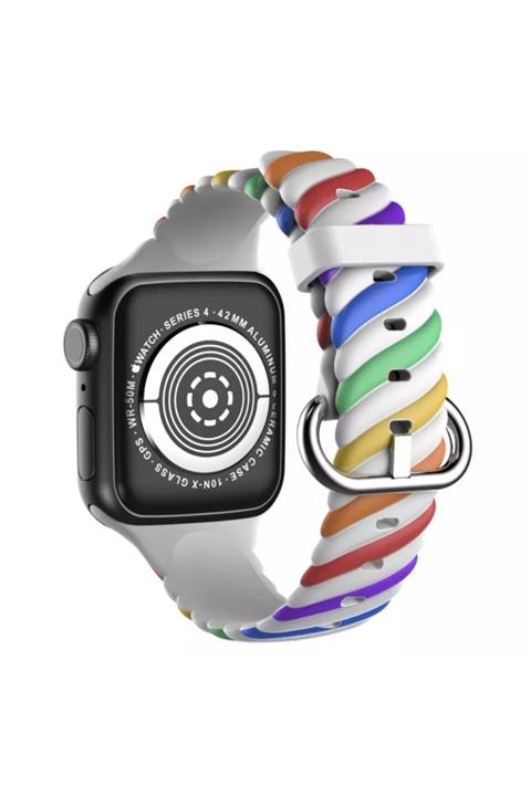 UMD Apple Watch Uyumlu 38/40/41 Mm Bella Loop Silikon Kordon