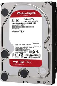 WESTERN DIGITAL Wd 4tb Red Plus Nas Internal Hard Drive Hdd - 5400 Rpm, Sata 128 Mb Wd40efzx Harddisk