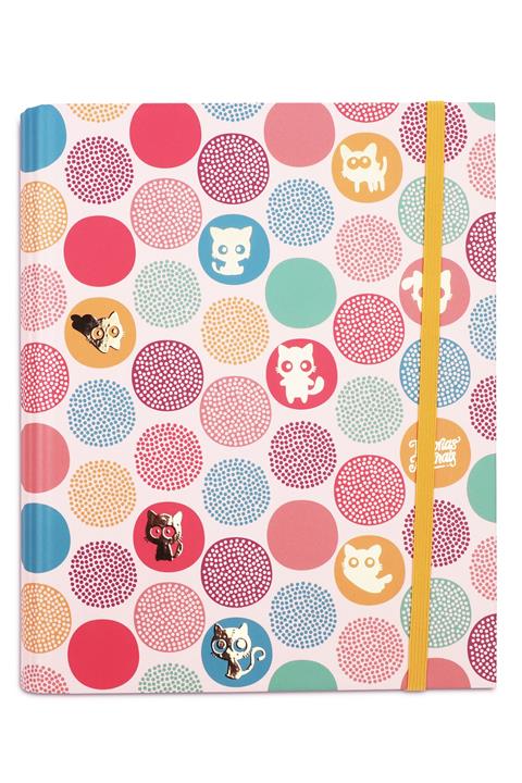 Victoria's Journals Retro Cats Süresiz Planlayıcı Ajanda 17x24 Cm