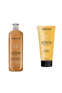 Farmasi Keratin Therapy Onarıcı Şampuan + Keratin Therapy Onarıcı Maske