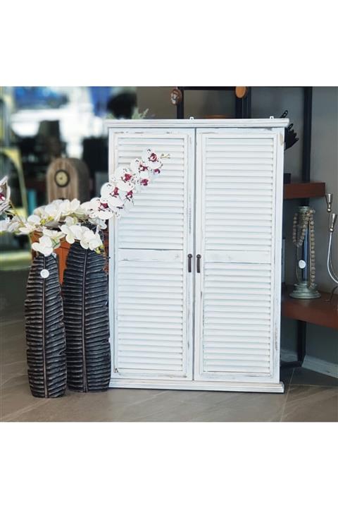 Le Atölye Panjur Pencere Büyük Boy Beyaz