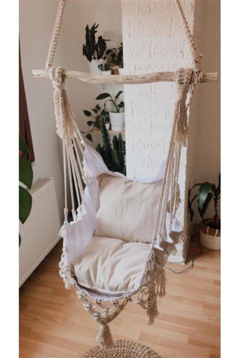 aedmakrome Makrome Örgülü Salıncak