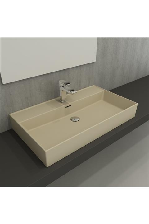Bocchi Milano Lavabo 80 Cm - Mat Jasmin