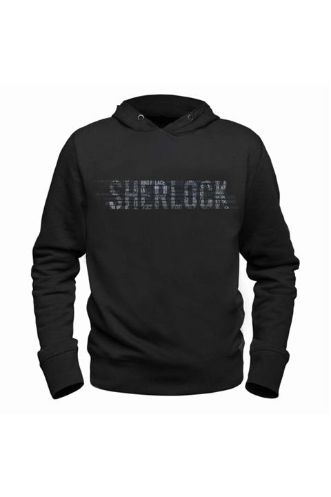 Alfa Tshirt Sherlock Holmes Siyah Sweatshirt