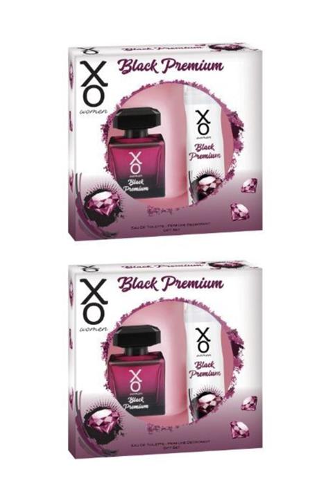 Xo Kadın Black Premium  Edt 100 ml + Deodorant 125 ml2 Adet