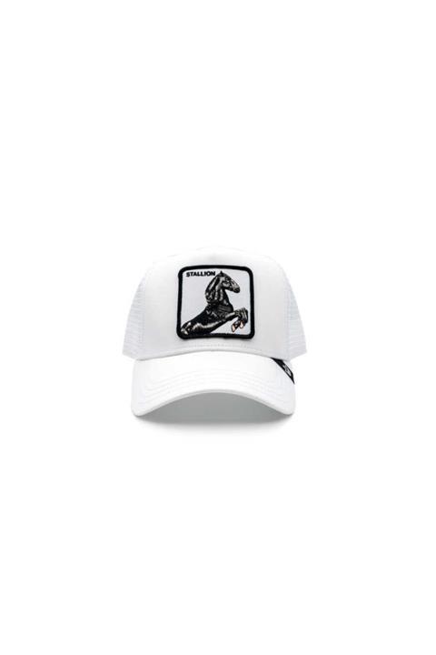 Goorin Bros Stallion (at Figürlü) Siyah Şapka Beyaz Standart