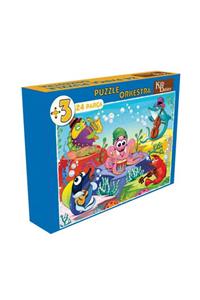 Kids Babies Orkestra Puzzle 24 Parça +3 Yaş