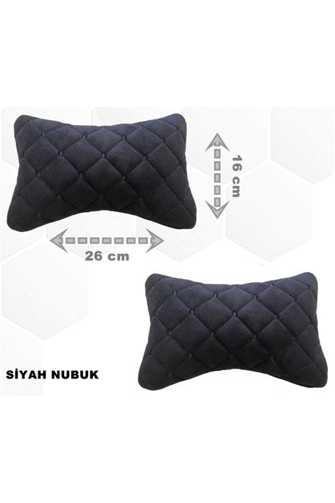 Point Mazda 323 Sedan 1990-1997 Arası Oto Koltuk Boyunluk Suni Deri Ve Jarse 2 Adet