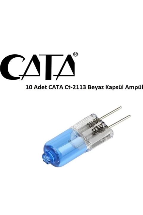 Cata Ct-2113 12v/20w Halojen Kapsül Ampül G9 Beyaz Işık 10'lu Paket
