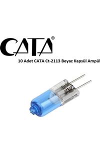 Cata Ct-2113 12v/20w Halojen Kapsül Ampül G9 Beyaz Işık 10'lu Paket