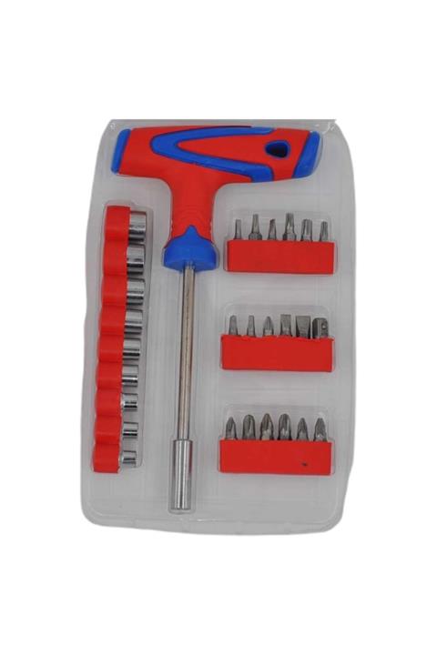 Minerva 28 Parça T Alyan Lokma Ve Tornavida Seti Takımı Paslanmaz Çelik