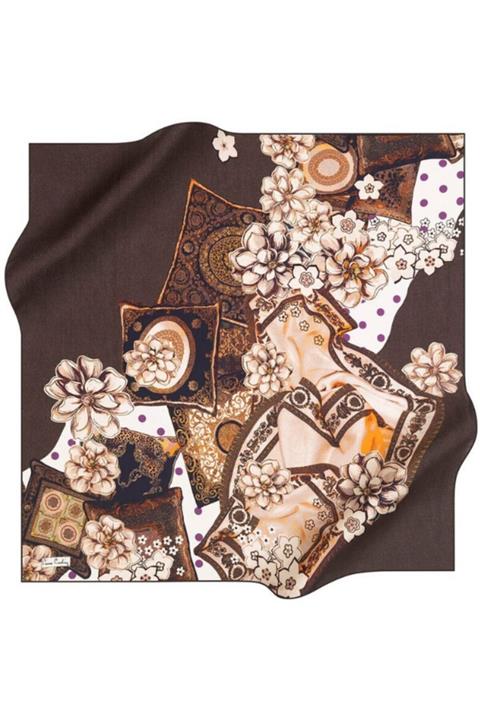 Pierre Cardin 8209230-311 Ipek Saten Eşarp Kadın 90*90 Ebat