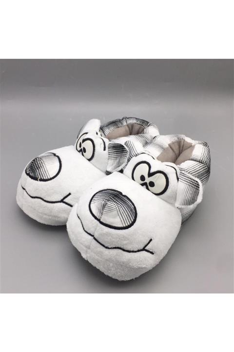 Köstebek Beyaz Köpek Kadın Panduf