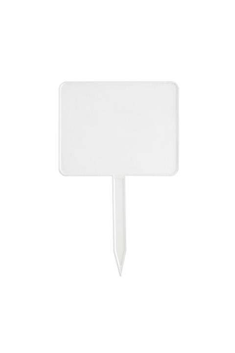 KAPKOVA Açılı Saplamalı Etiket Büyük Boy Beyaz 10'lu Paket