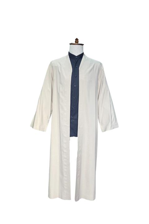 tayyipgiyim Namaz Cübbesi - Bej - Buhara Yaka