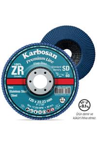 KARBOSAN 180 Mm Premium Line Zr Sd Flap Disk - 60 Kum