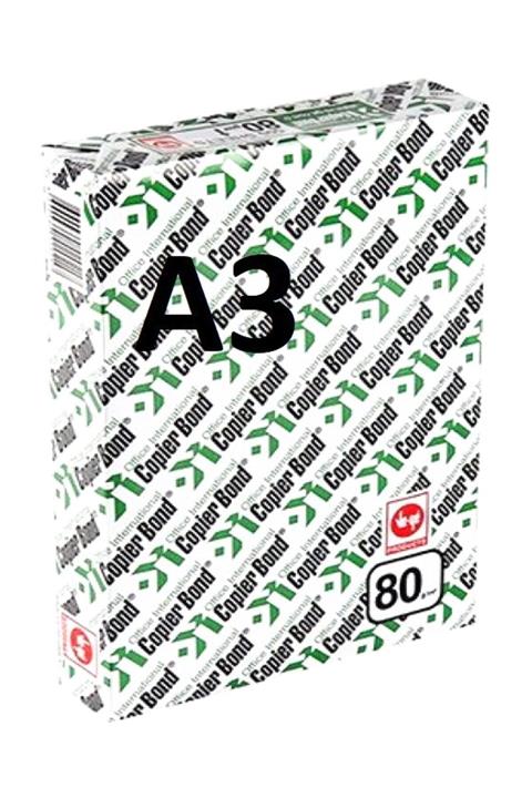 Copierbond Yerli Ve-ge A3 80 Gram Fotokopi Kağıdı Copier Bond 500 Lü Beyaz (1 Paket)