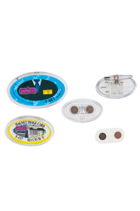 Lamiess T-536 Mıknatıslı Yaka Isimliği 25'li