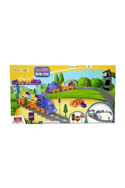 Uçar Magic Blocks 93 Parça Tren Seti